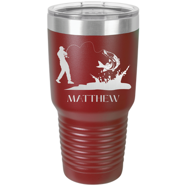 Custom Fishing 30oz Ringneck Tumbler